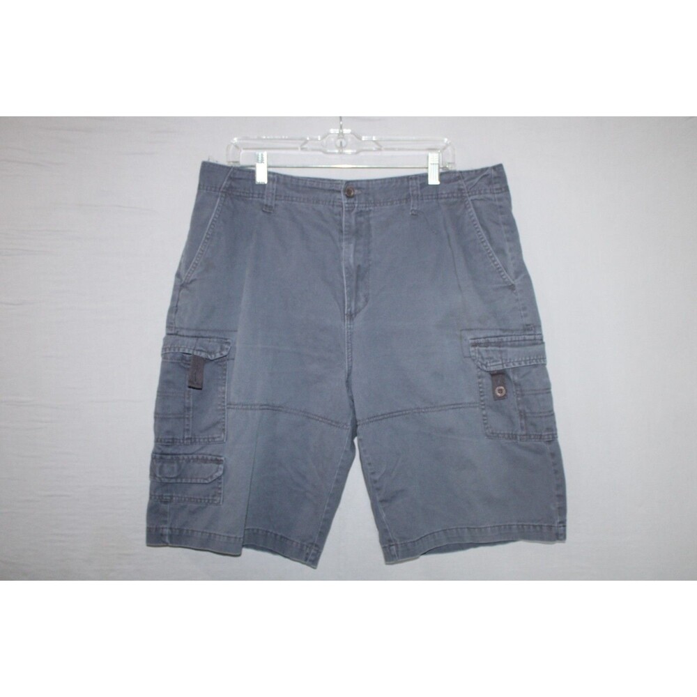 Airwalk Men's Cargo Shorts Size 36 Gray Skater Scout Y2K Baggy Light Weight